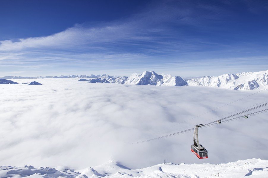 Der Schnalstaler Gletscher ist das schneesicherste Skigebiet in Italien.