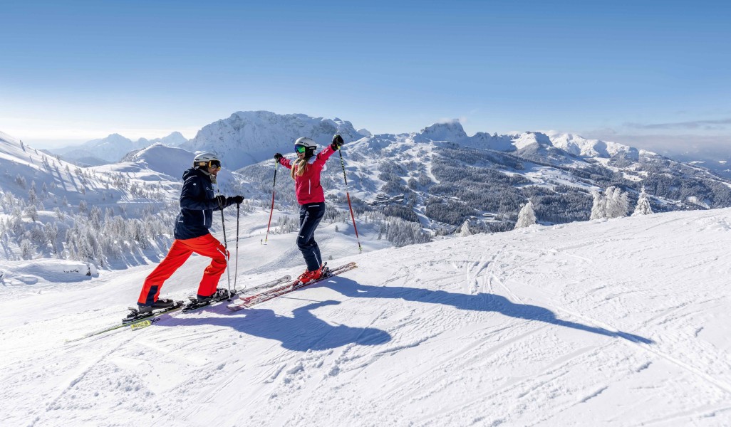 110 Pistenkilometer erwarten Wintersportler am sonnenverwöhnten Nassfeld im Süden Österreichs.