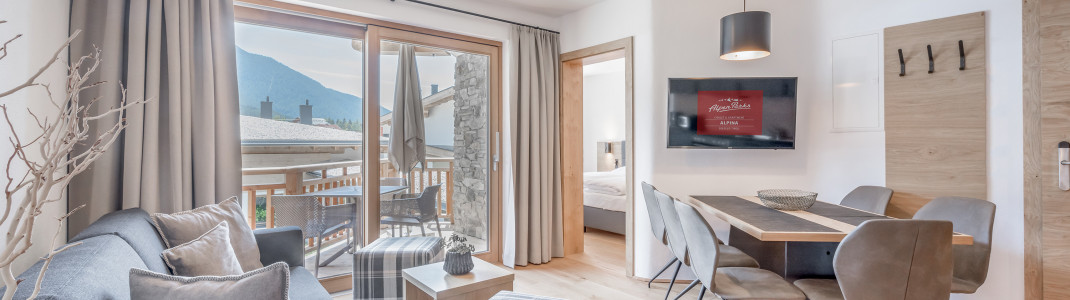 Neu seit Sommer 2020: AlpenParks Chalet & Apartment Alpina Seefeld