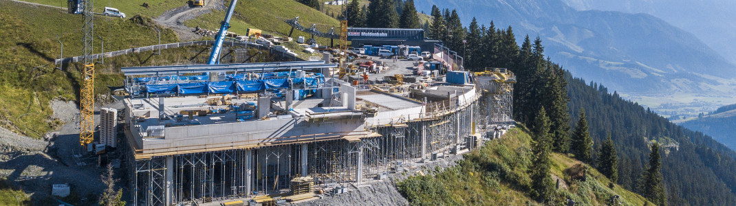 Die neue Talstation der Asitzkogelbahn wird unter anderem mit Gruppenräumen und Schließfächern ausgestattet.