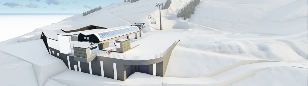 So soll die Talstation der neuen Kombibahn an der Bergeralm aussehen.