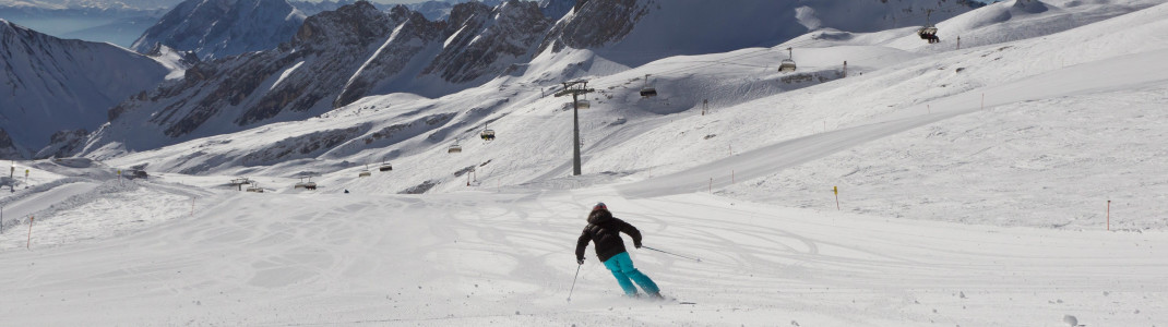 Die Skisaison auf der Zugspitze läuft heuer noch bis 4. Mai.