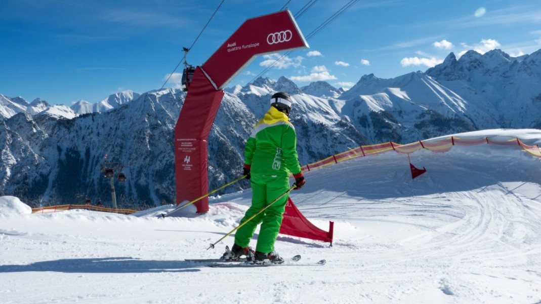 Jede Menge Spaß verspricht die Audi quattro funslope am Fellhorn.