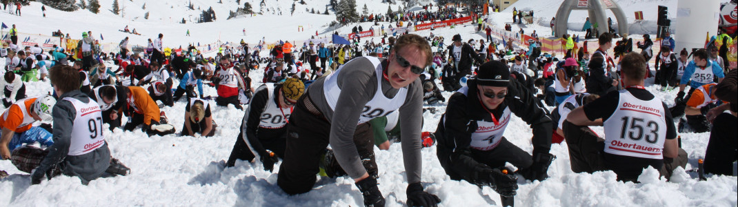 Beim Gamsleiten Kriterium in Obertauern wird nach den besten Preisen gebuddelt.