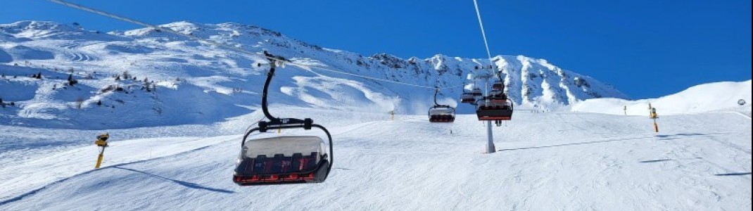 The wide slopes are ideal for beginners.
