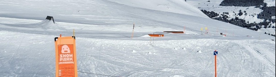 The Stätzertäli area in Lenzerheide is the gateway to one of the four snow parks.