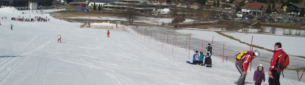 Practice area at the Kaiserburg gondola