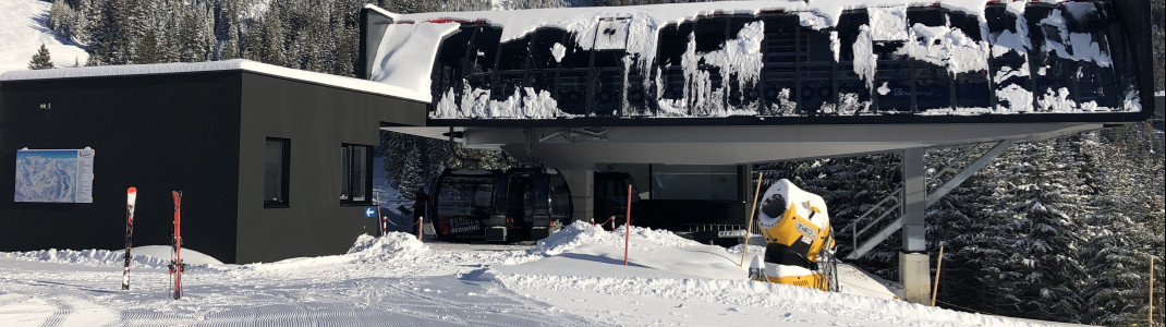 About 80% of the slopes can be artificially snowed.