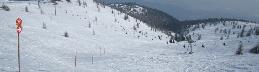Finsterbach slope no.12 next to the Finsterbach ski route