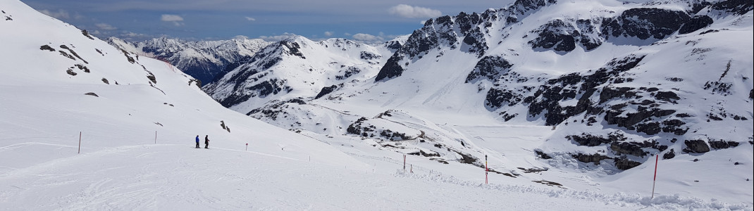 The red family slope No. 9 is also suitable for less experienced skiers.