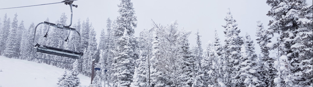 Fresh snow in Nakiska