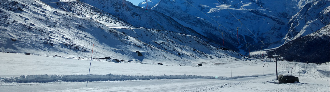 Blue slope at the button lift Sandiger Boden