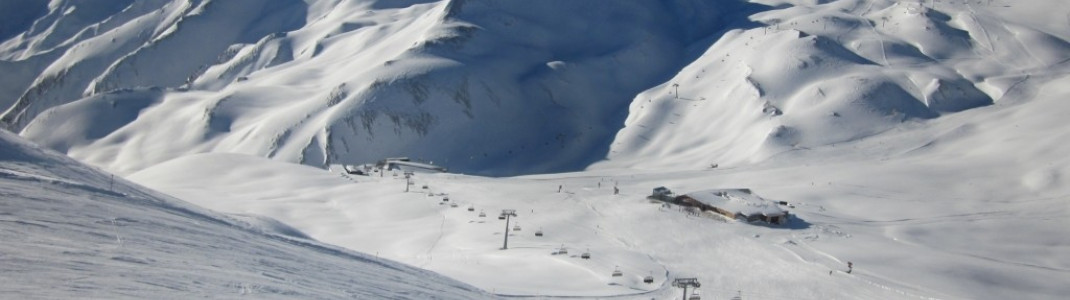 View onto the area around the Arrezjochbahn