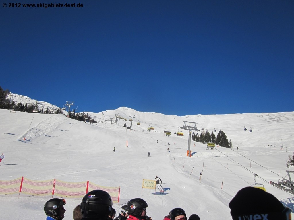 Beginner skiing at Serfaus Fiss Ladis • Review