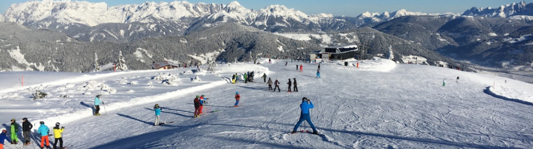 Wide pistes and a fantastic panorama await you