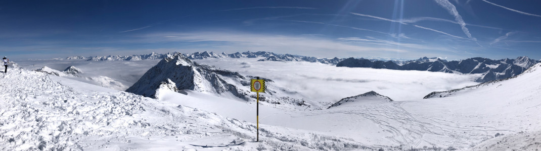 Thanks to the high altitude Sölden is very snow sure.