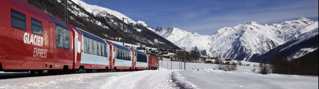 You have to leave your car behind for the last part of your trip: Taking the Glacier Express from Täsch to Zermatt