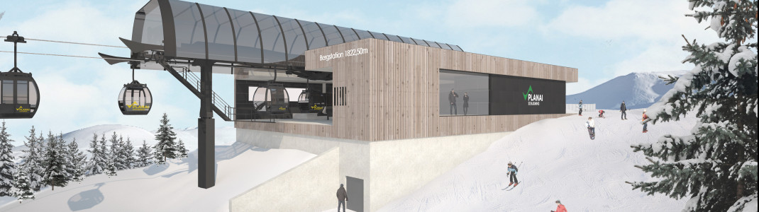 Mit der neuen Seilbahn dauert die Fahrt zur Bergstation ca. 10 Minuten.