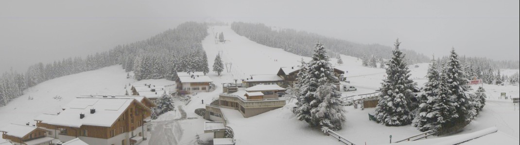 Winter-Comeback in Hochkrimml in der Zillertal Arena am Donnerstagmorgen.
