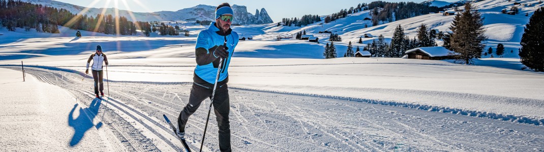 80 Loipenkilometer ziehen sich über Europas größte Hochalm.