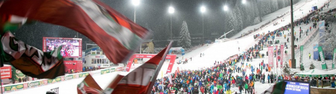 Über 10.000 Fans werden in Flachau zum Nachtslalom erwartet.