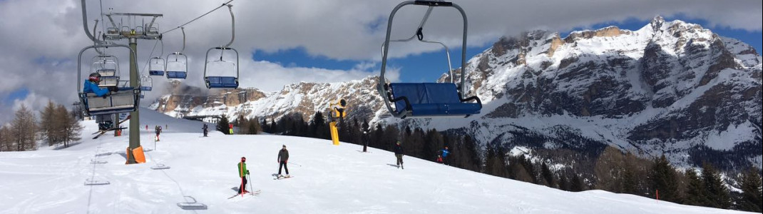 Raus aus dem Hotel und rauf auf den Berg - bei unserem Besuch in Alta Badia erwartete uns absolutes Traumwetter.