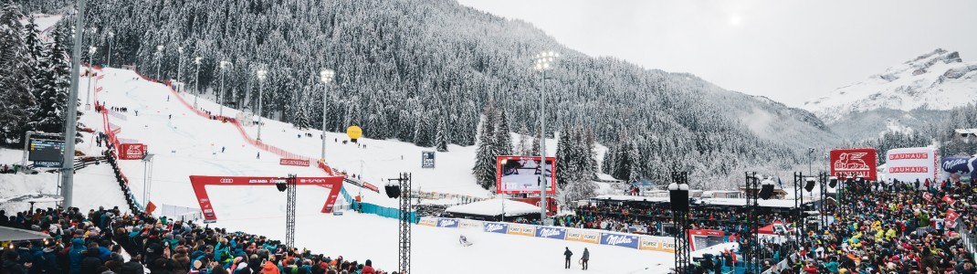 Zwei Riesenslalomrennen werden eine Woche vor Weihnachten in Alta Badia ausgetragen.