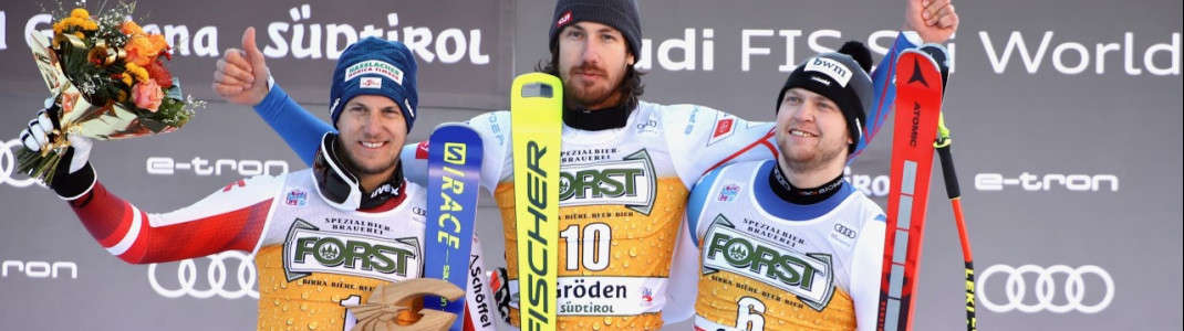 Bryce Bennett gewinnt die Abfahrt und holt sich seinen ersten Weltcupsieg.