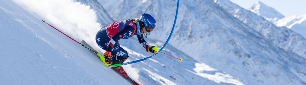 Mikaela Shiffrin gewann letztes Jahr in Gurgl und ist nach ihrem Levi-Sieg auch heuer die große Favoritin.