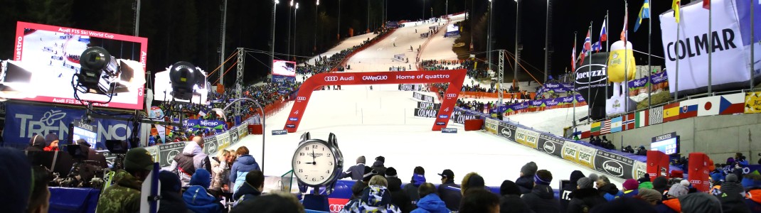 Beide Läufe finden in Madonna die Campiglio unter Flutlicht statt.