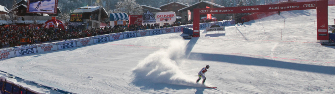 Im Gegensatz zum Vorjahr werden heuer beim Weltcup in Chamonix keine Zuschauer vor Ort sein.