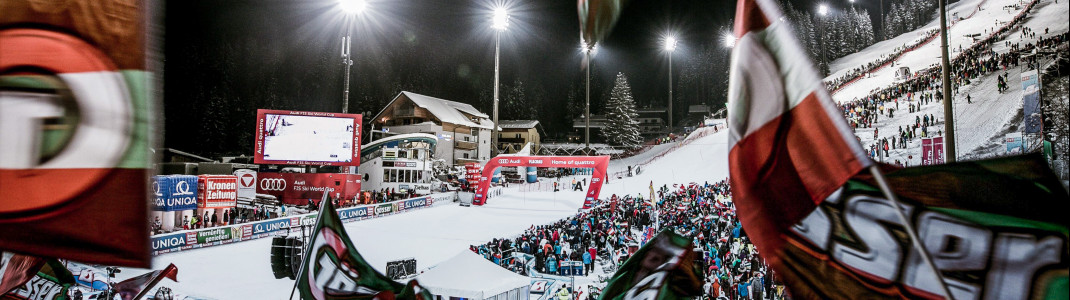 Über 13.000 Fans werden in Flachau zum Nachtslalom erwartet.