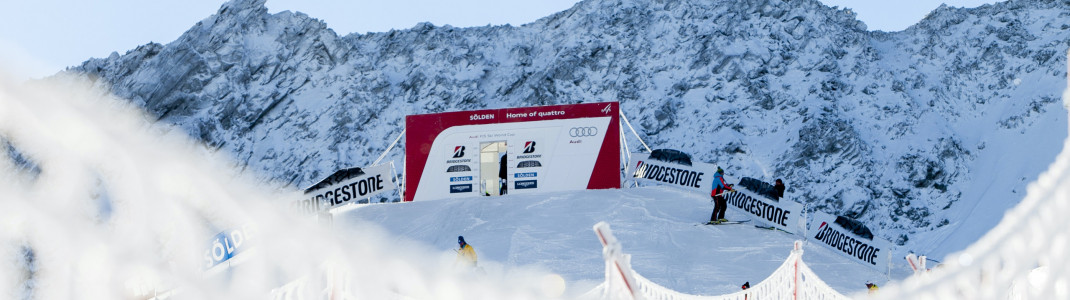 Das Starthaus in Sölden liegt auf über 3000 Metern.