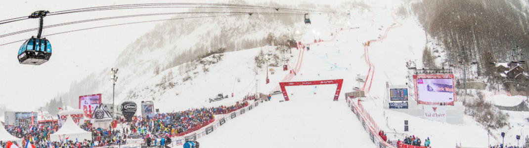 Zuschauer dürfen heuer in Val d'Isère wieder mit dabei sein.