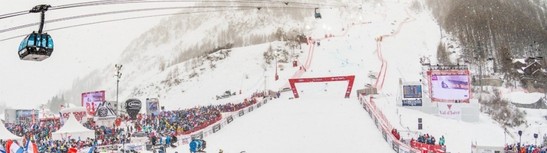 Sowohl die Männer als auch die Frauen sind im Dezember in Val d'Isère zu Gast.