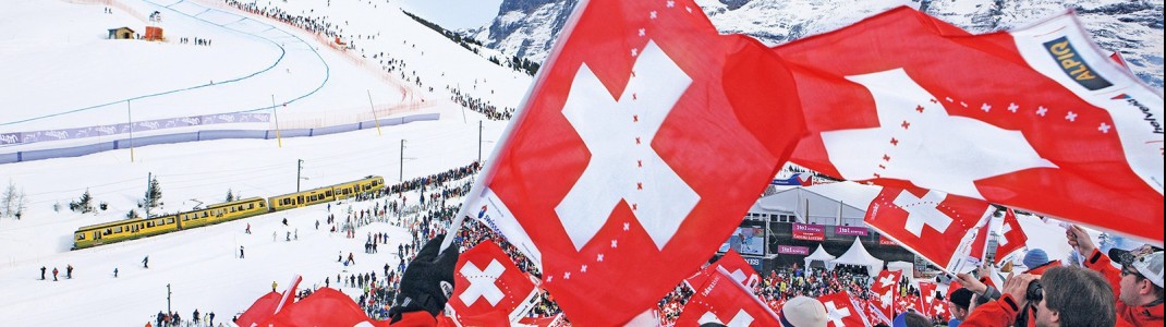 Zu den Rennen in Wengen werden zwischen 10.000 und 30.000 Fans pro Tag erwartet.