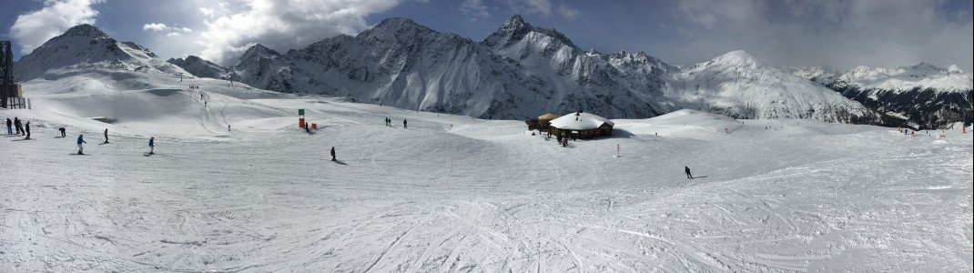 Ein tolles Bergpanorama bis auf 2525 Meter erwartet Wintersportler im Skigebiet St. Jakob im Defereggental.