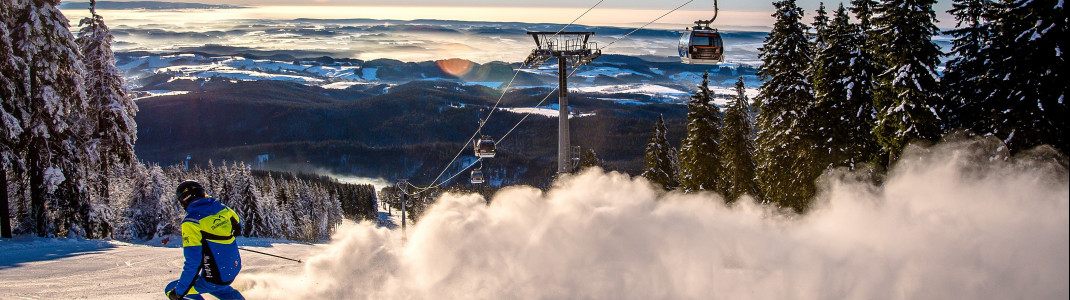 Das SkiResort ČERNÁ HORA – PEC ist der größte Skigebietsverbund in Tschechien.