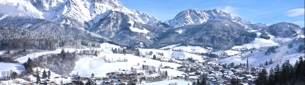 Die Region Hochkönig ist tief verschneit, daher startet man in Dienten vorzeitig am 1. Advent mit einem Wochenendbetrieb in die neue Saison.