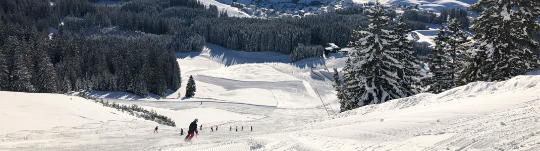 Von der Bergstation des Thanellerkarlifts hat man einen wunderbaren Blick auf Berwang.