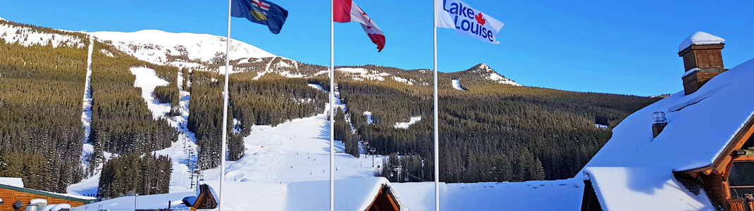World Cup venue Lake Louise at Banff National Park, Alberta, Canada.