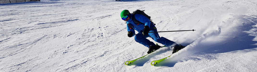 Canadian slopes - perfect for carving!