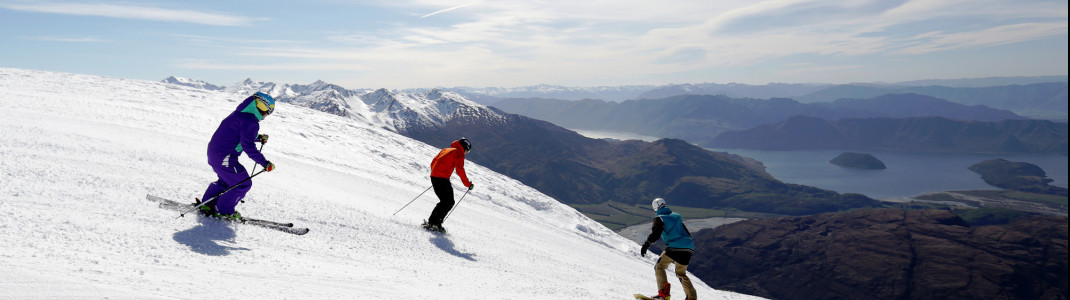 Treble Cone: Skiing with unique views of Lake Wanaka