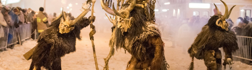 Gruselig wird es beim legendären Krampuslauf am 9. Dezember.