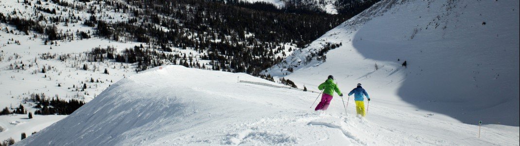Gleich drei Skigebiete befinden sich in der Region
