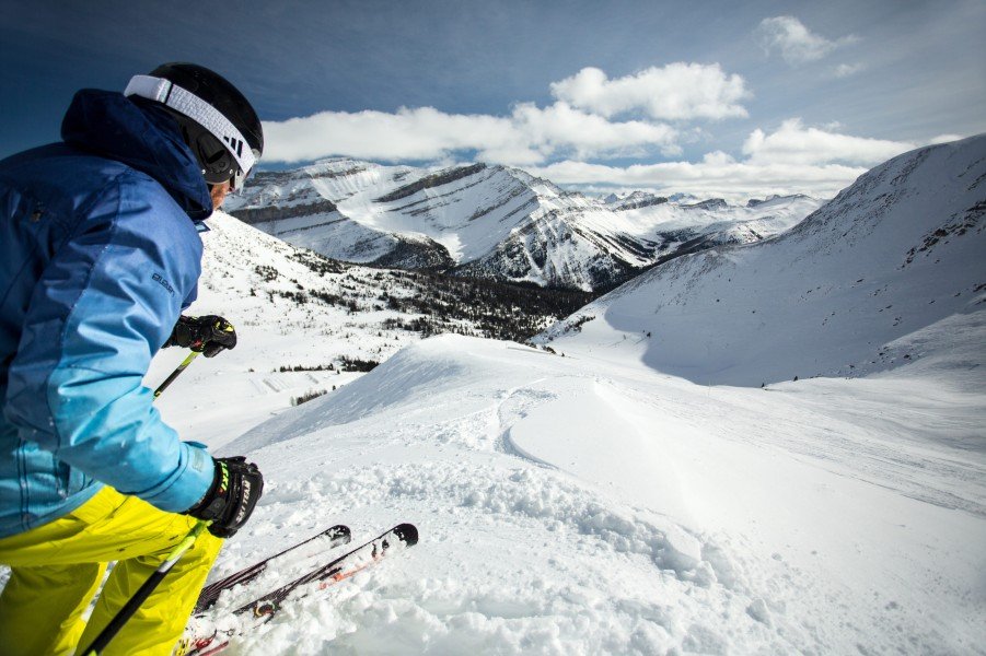Lake Louise bietet rasante Pisten - auch für die Profis im Weltcup