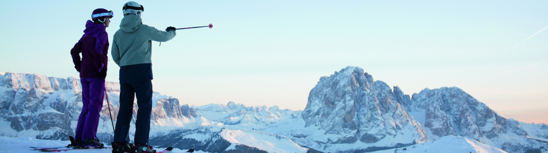 Die schönsten Skigebiete vom Ortler bis zu den Drei Zinnen.