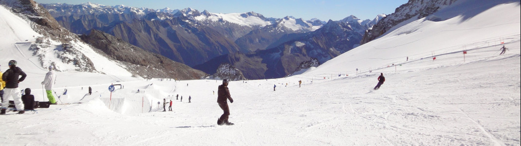 20 Pistenkilometer erwarten dich im Sommer am Hintertuxer Gletscher.