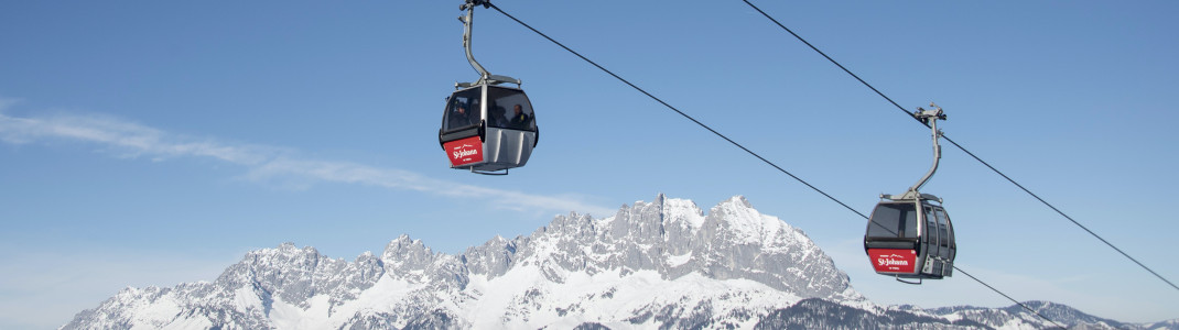Die Bergbahnen St. Johann liegen in den Kitzbüheler Alpen.