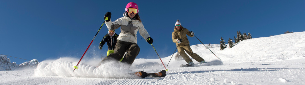 In der Region rund um Sterzing warten zwei Skigebiete.